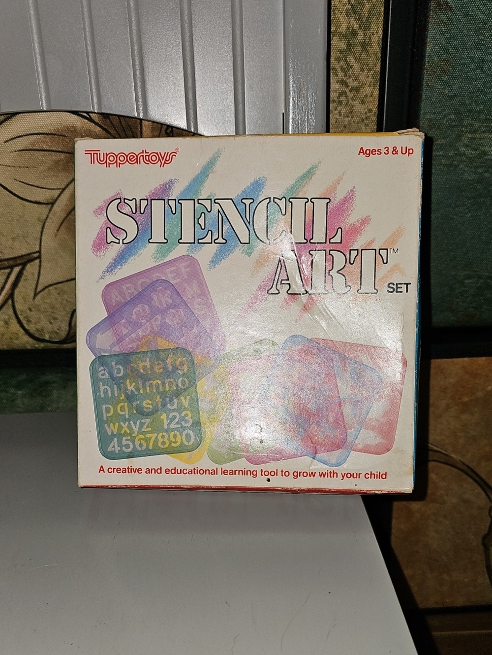 Tupperware Tuppertoys Stencil Art Set